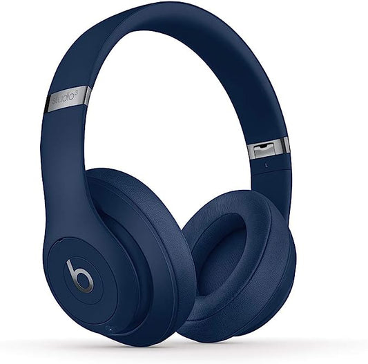 Beats Studio3 Wireless Noise Cancelling Over-Ear Headphones - Apple W1 Headphone Chip, Class 1 Bluetooth, 22 Hours of Listening Time, Built-in Microphone - Blue