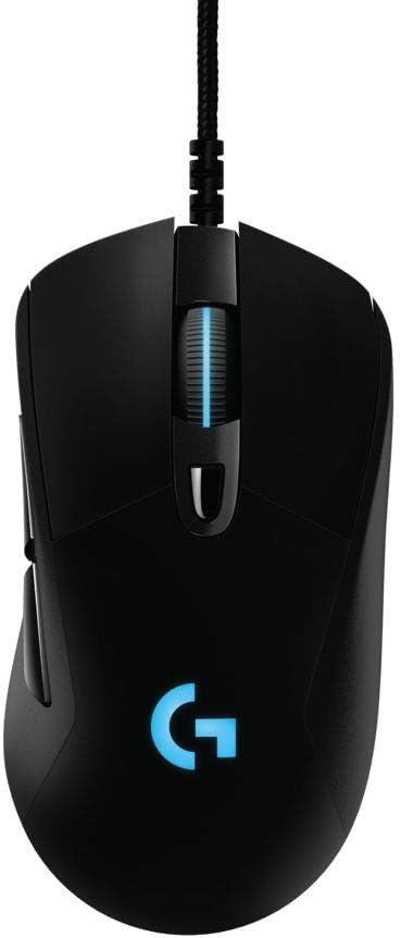 Logitech G403 Prodigy RGB Gaming Mouse – 16.8 Million Color Backlighting, 6 Programmable Buttons, Onboard Memory, Up to 12,000 DPI