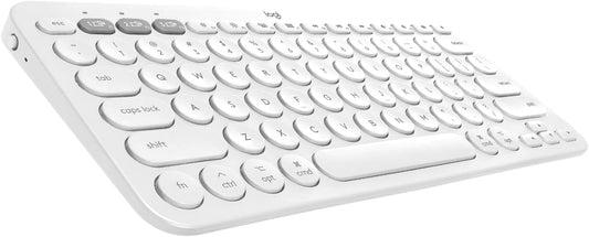 Logitech K380 Multi-Device Bluetooth Keyboard for Mac, Off White