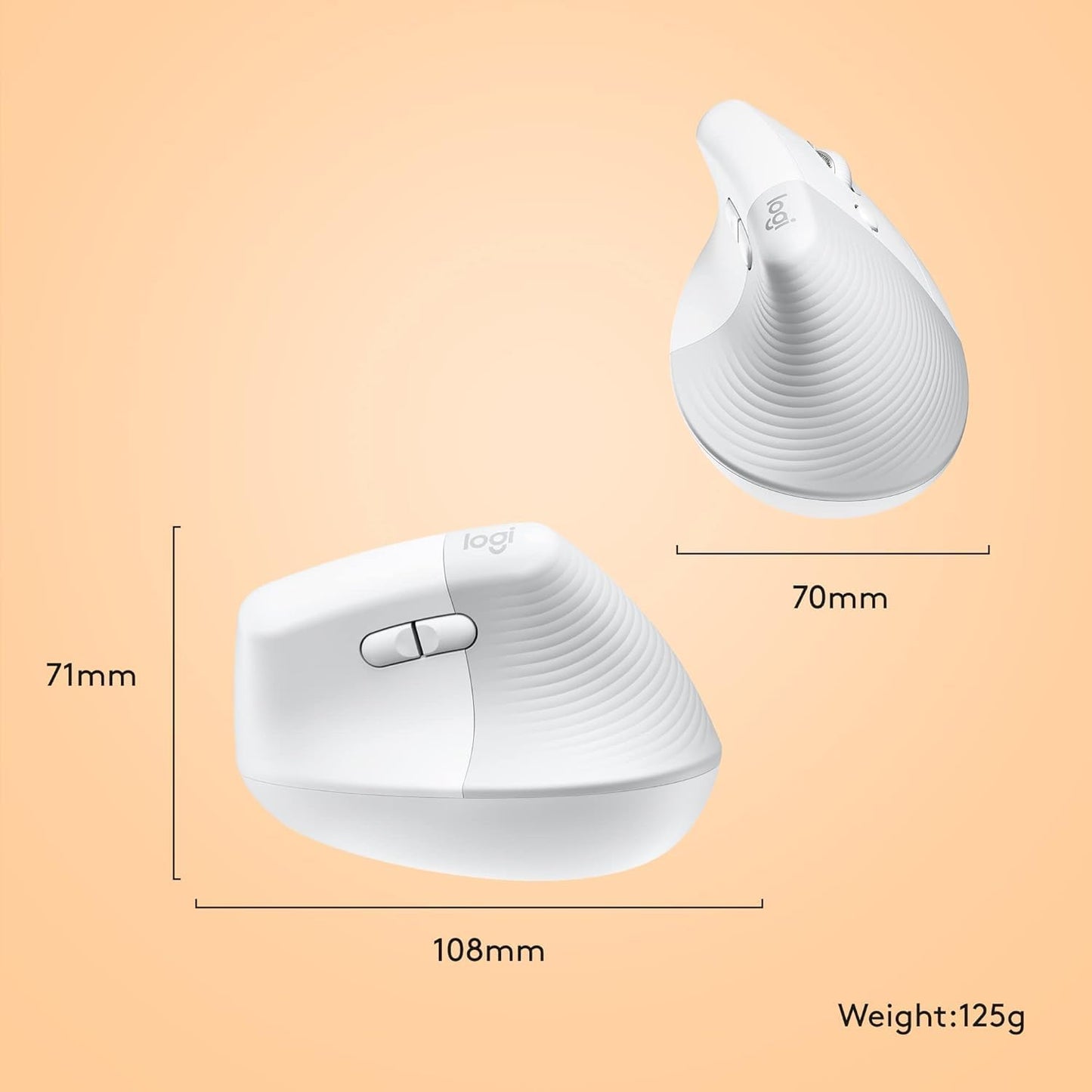 Logitech Lift for Mac Wireless Vertical Ergonomic Mouse