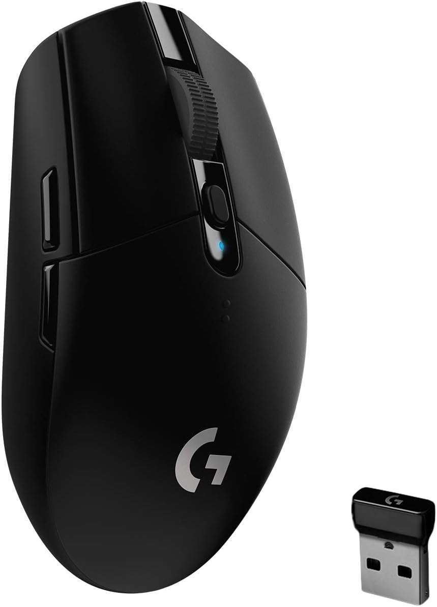 Logitech G305 LIGHTSPEED Wireless Gaming Mouse- Black