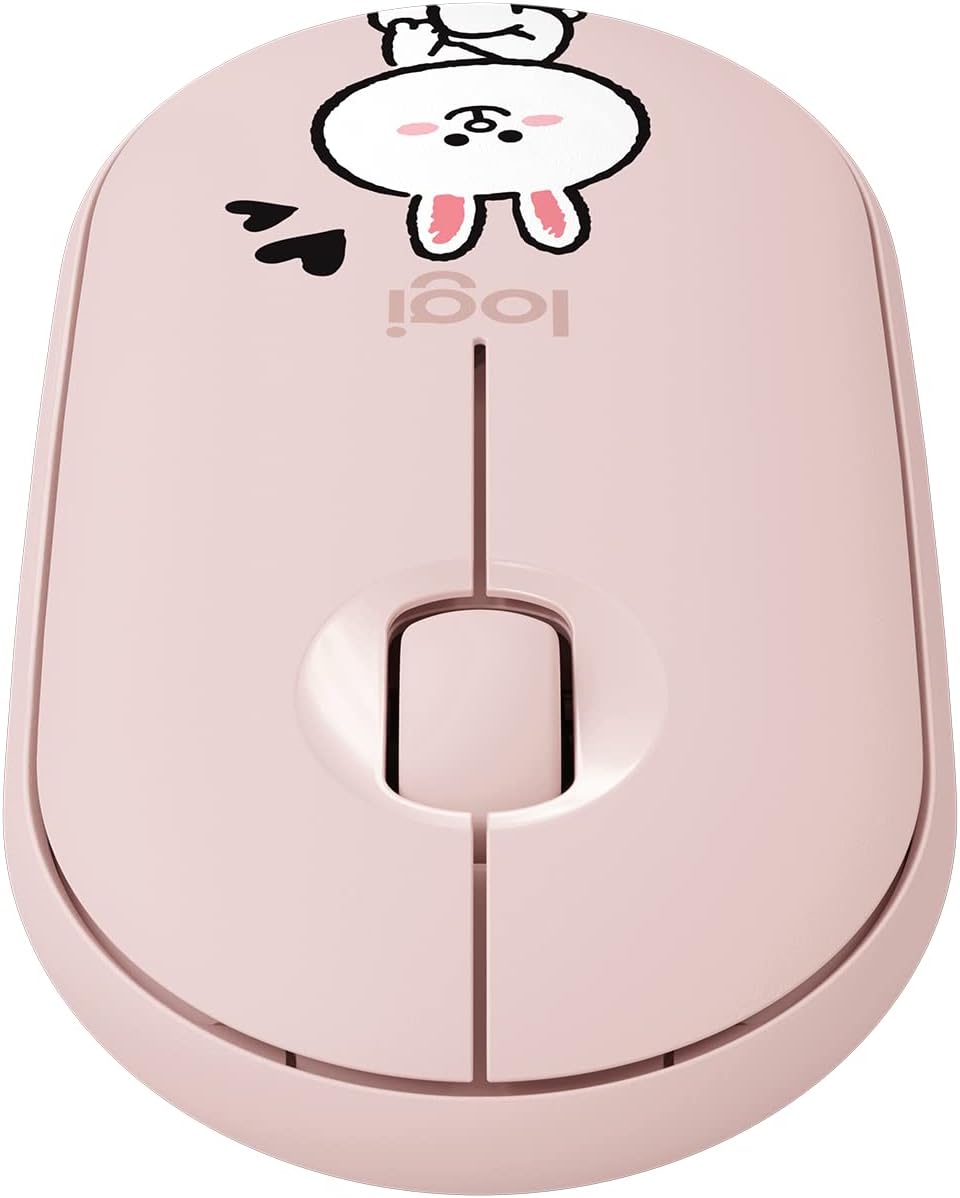 Logitech M350 Line-Friends Cony Bluetooth or 2.4 GHz with USB Mini-Receiver Mouse