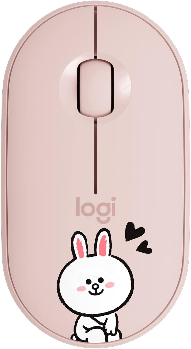 Logitech M350 Line-Friends Cony Bluetooth or 2.4 GHz with USB Mini-Receiver Mouse