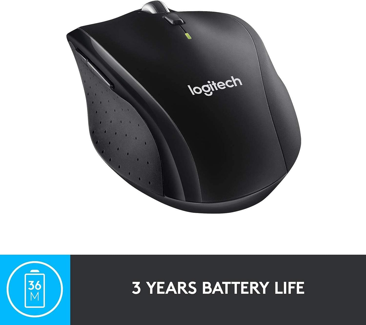 Logitech M705 Wireless Marathon Mouse Black