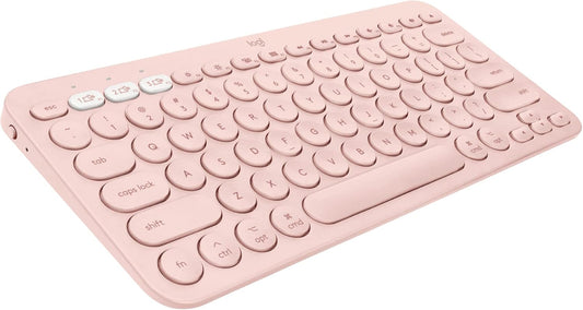 Logitech K380 Wireless Bluetooth Keyboard in Rose