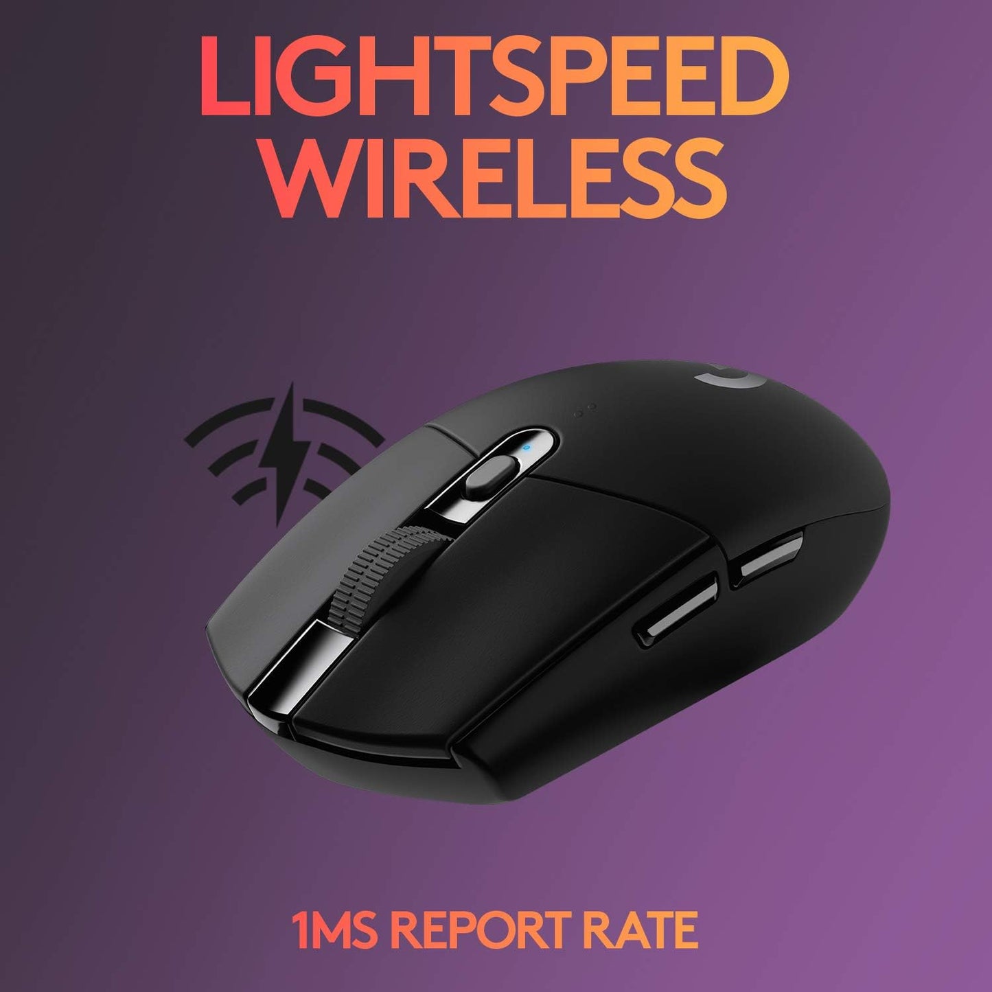 Logitech G305 LIGHTSPEED Wireless Gaming Mouse- Black