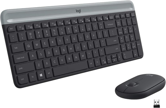 Logitech MK470 Slim Wireless Keyboard and Mouse Combo Graphite