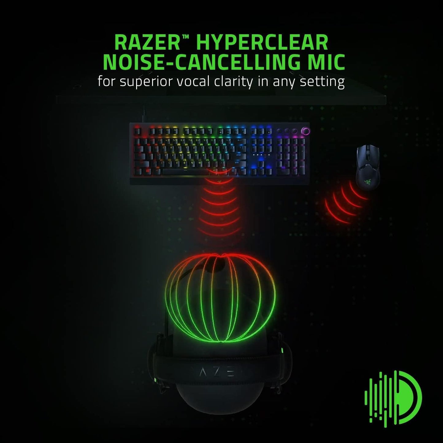 Razer BlackShark V2 X Gaming Headset - Black