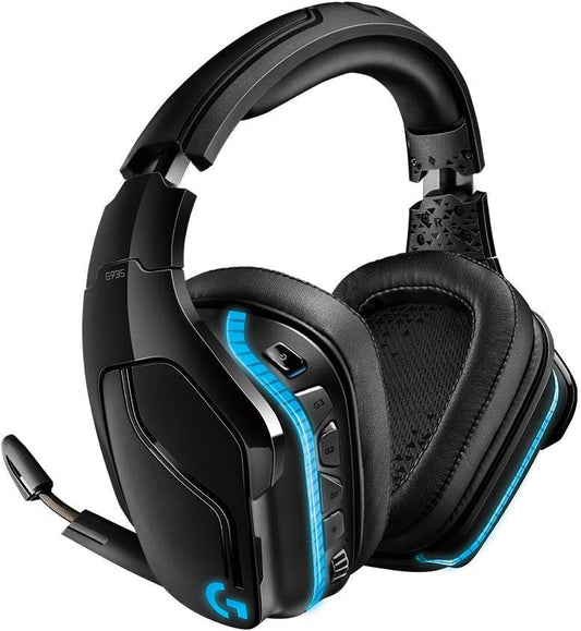 Logitech G935 Wireless LIGHTSYNC RGB PC Gaming Headset - Black, Blue