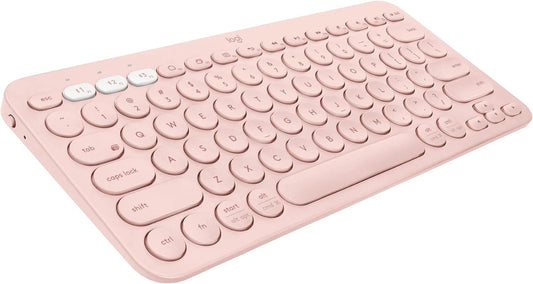 Logitech K380 Pebble Wireless Multi-Device Keyboard - Rose