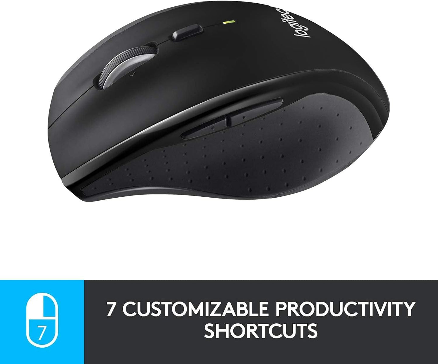 Logitech M705 Wireless Marathon Mouse Black