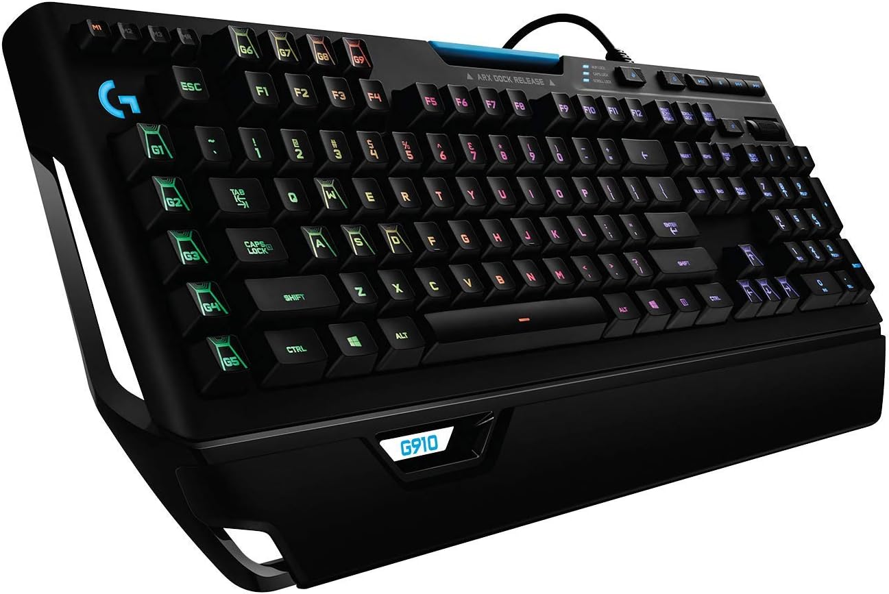 Logitech G910 Orion Spark RGB Illumination Mechanical Gaming Keyboard - Black