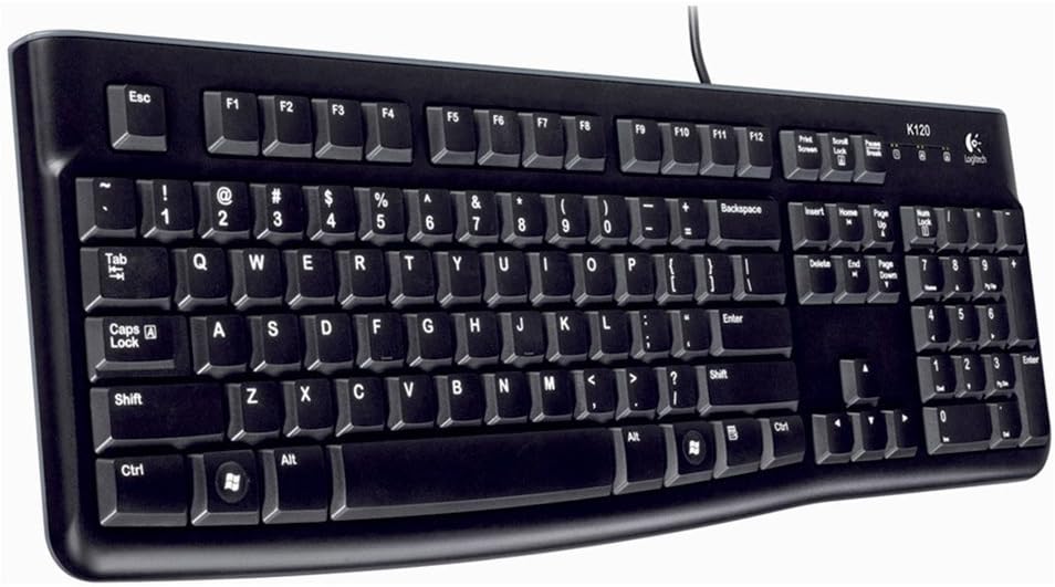 Logitech K120 USB Wired Standard Keyboard