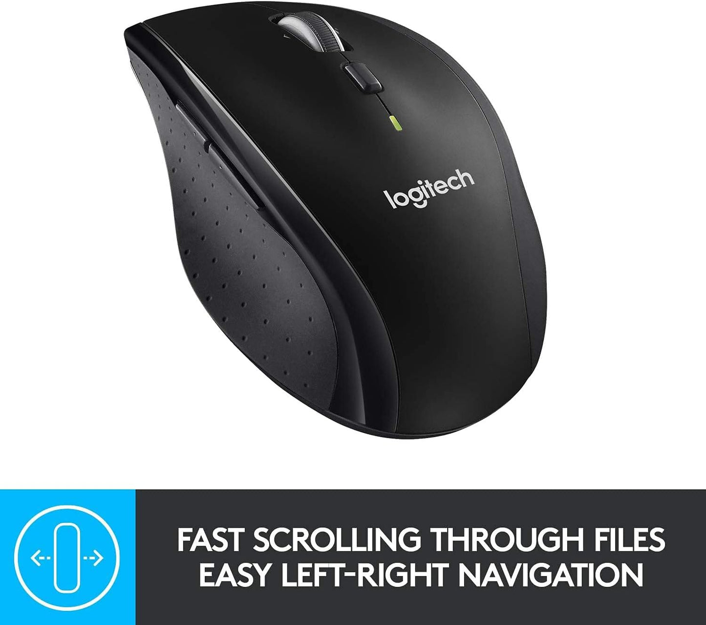 Logitech M705 Wireless Marathon Mouse Black