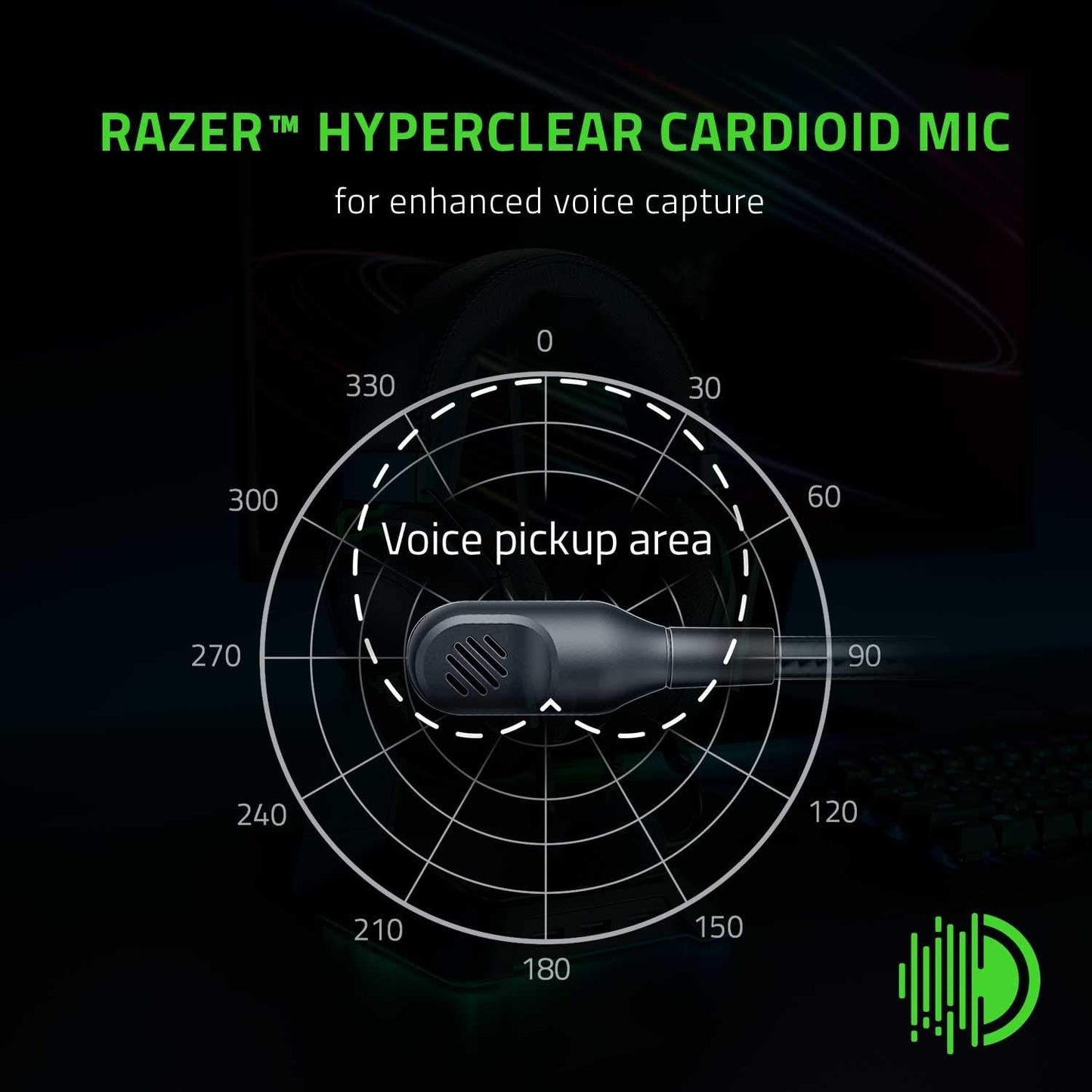 Razer BlackShark V2 X Gaming Headset - Black