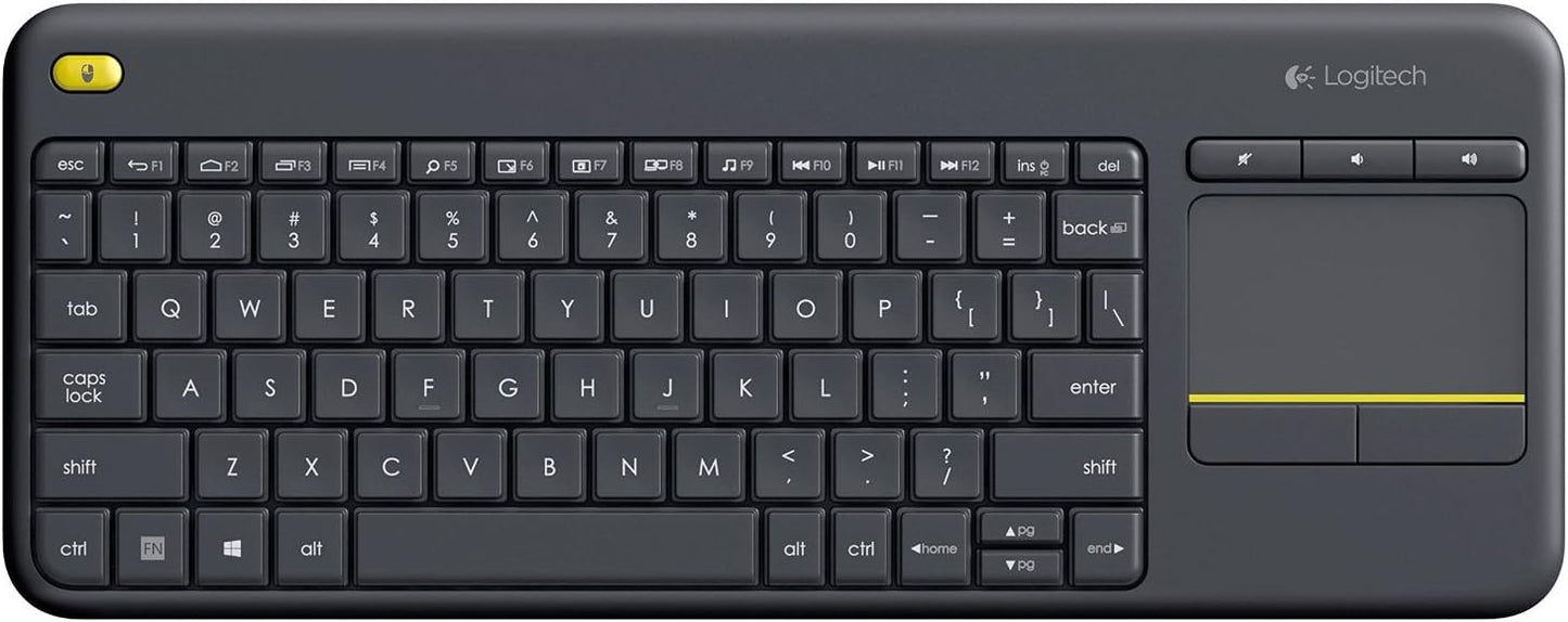 Logitech Wireless Touch Keyboard K400 Plus Keyboard