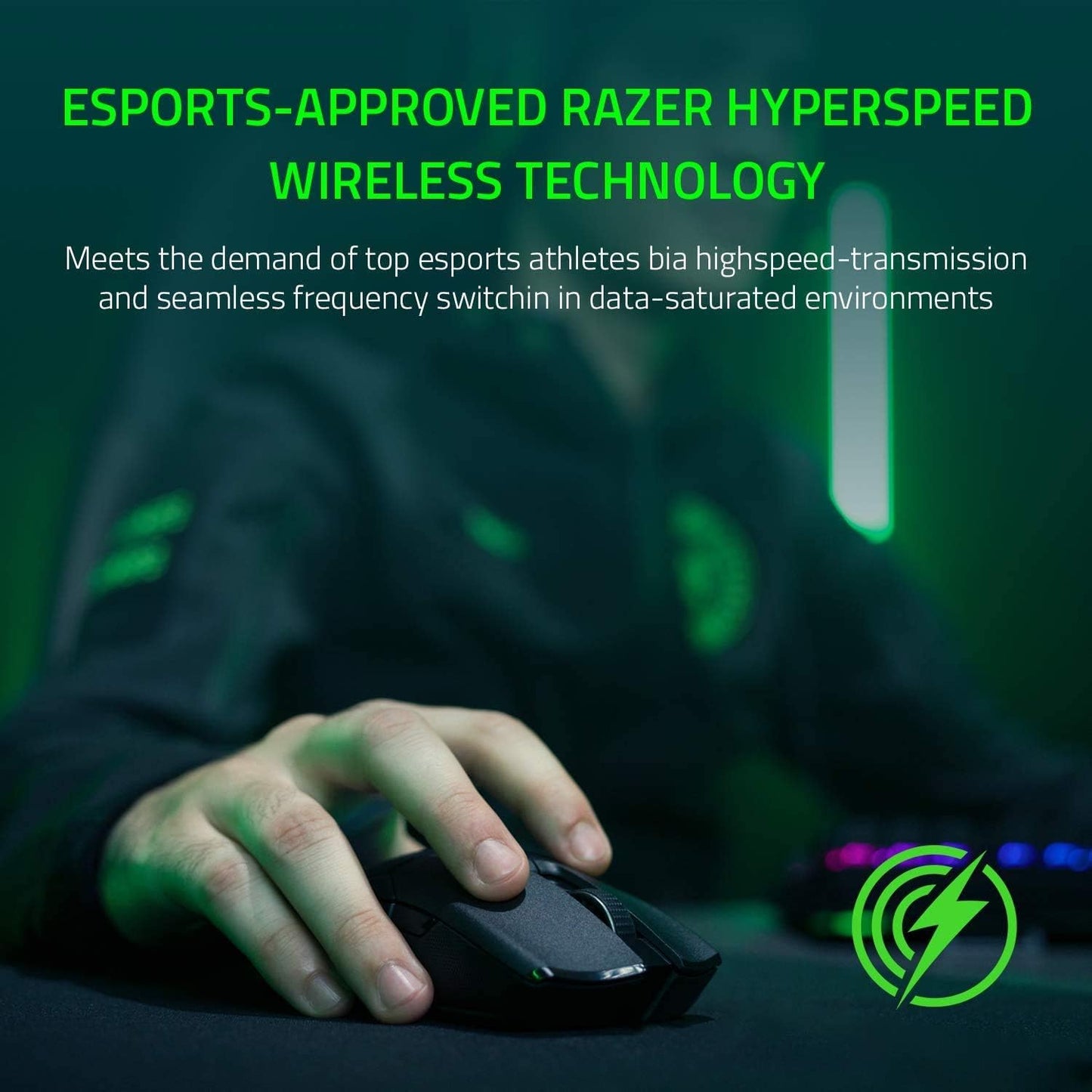 Razer Viper Ultimate Hyperspeed Lightest Wireless Gaming Mouse & RGB Charging Dock