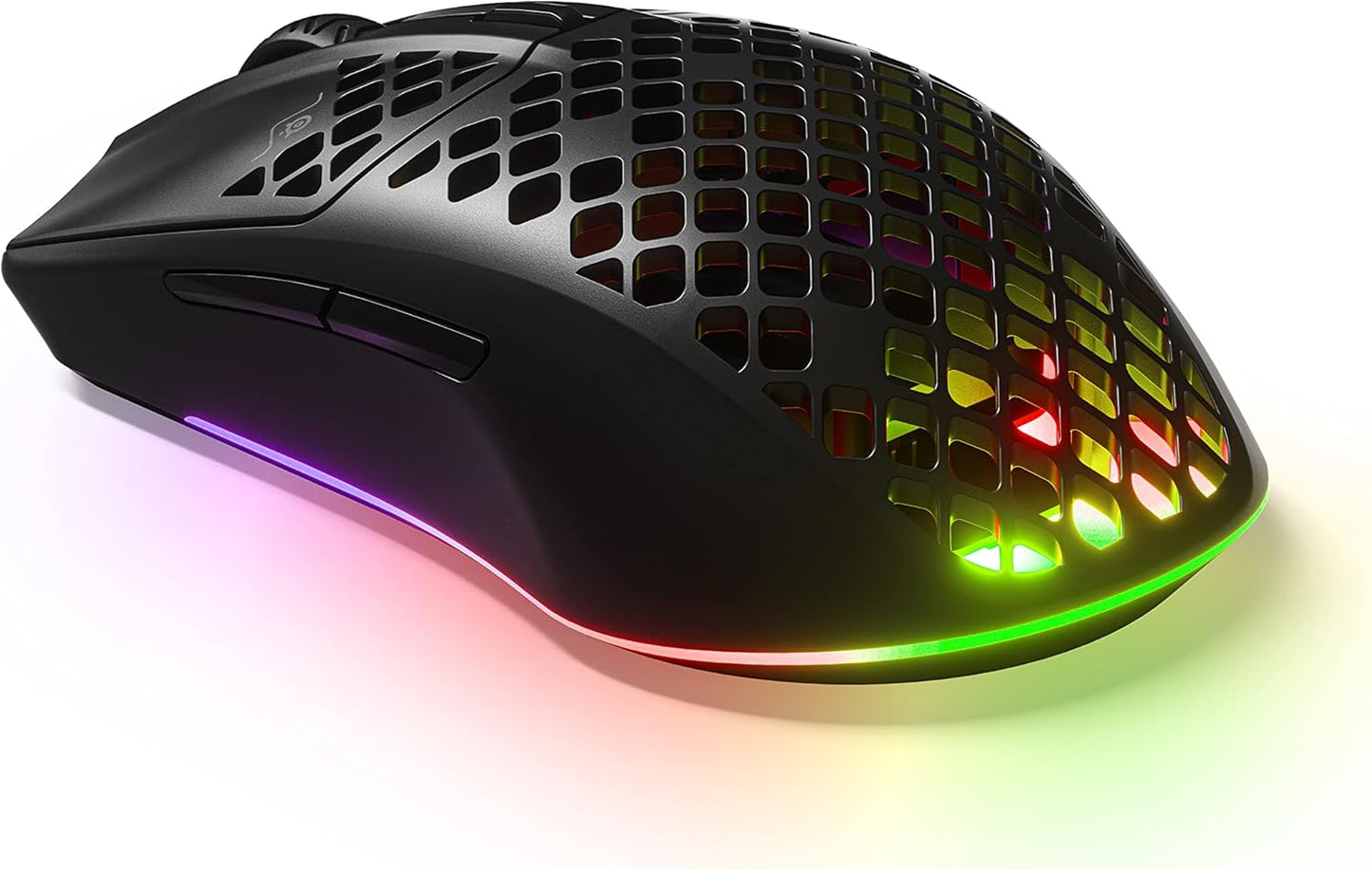 SteelSeries Aerox 3 Wireless - Holey RGB Gaming Mouse - Onyx