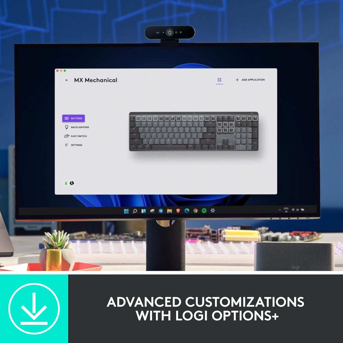 Logitech MX Mechanical Wireless Illuminated Keyboard