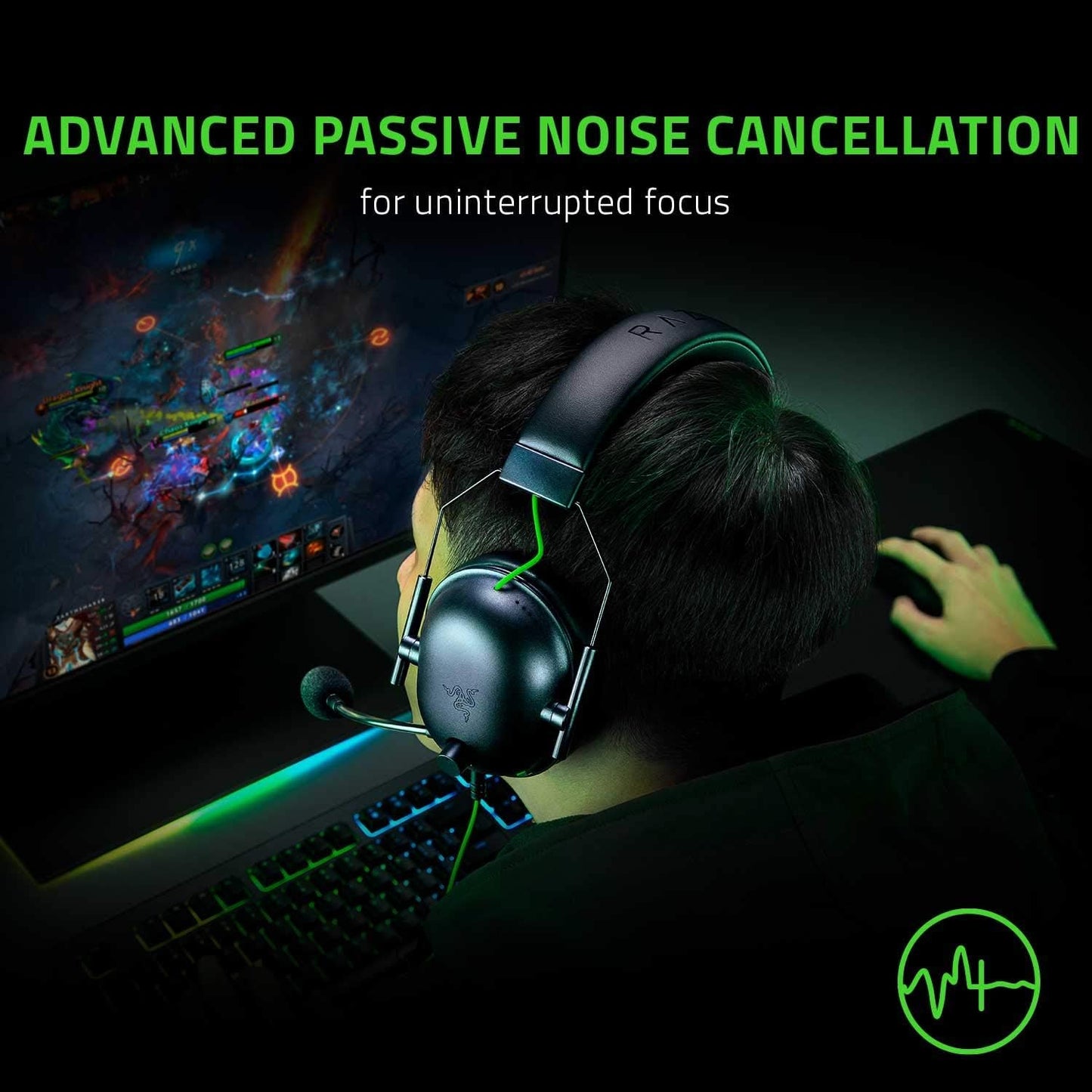 Razer BlackShark V2 X Gaming Headset - Black