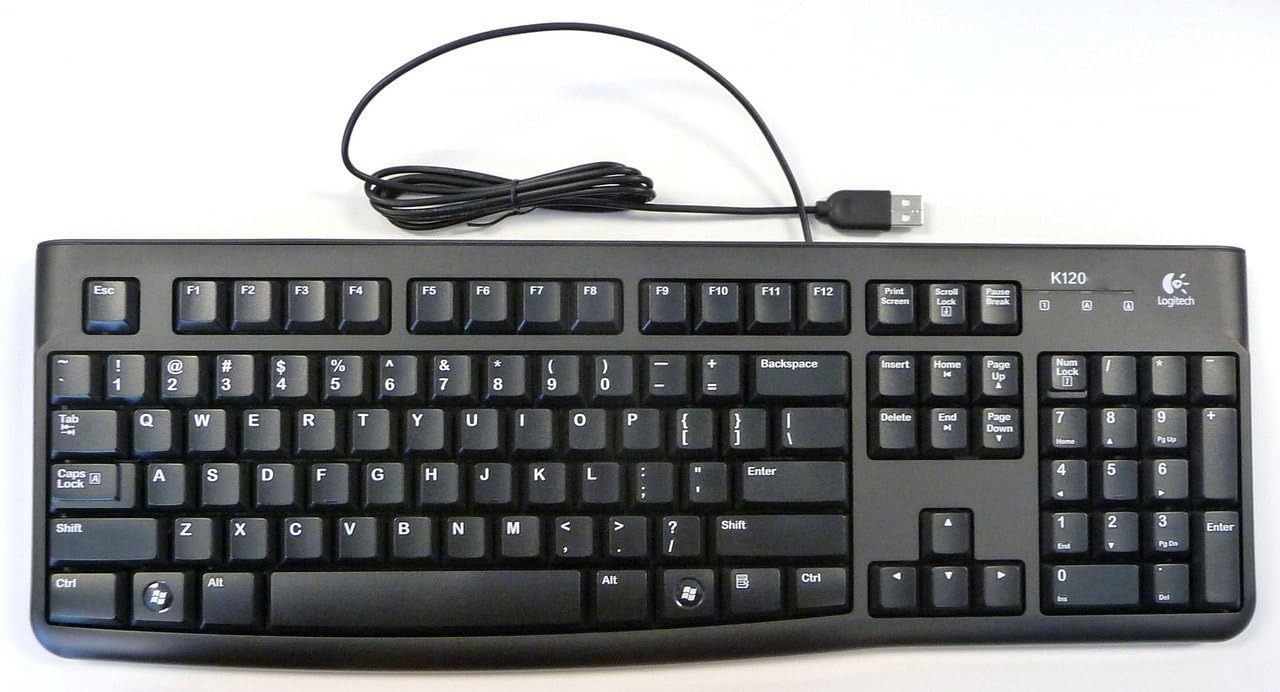 Logitech K120 USB Wired Standard Keyboard