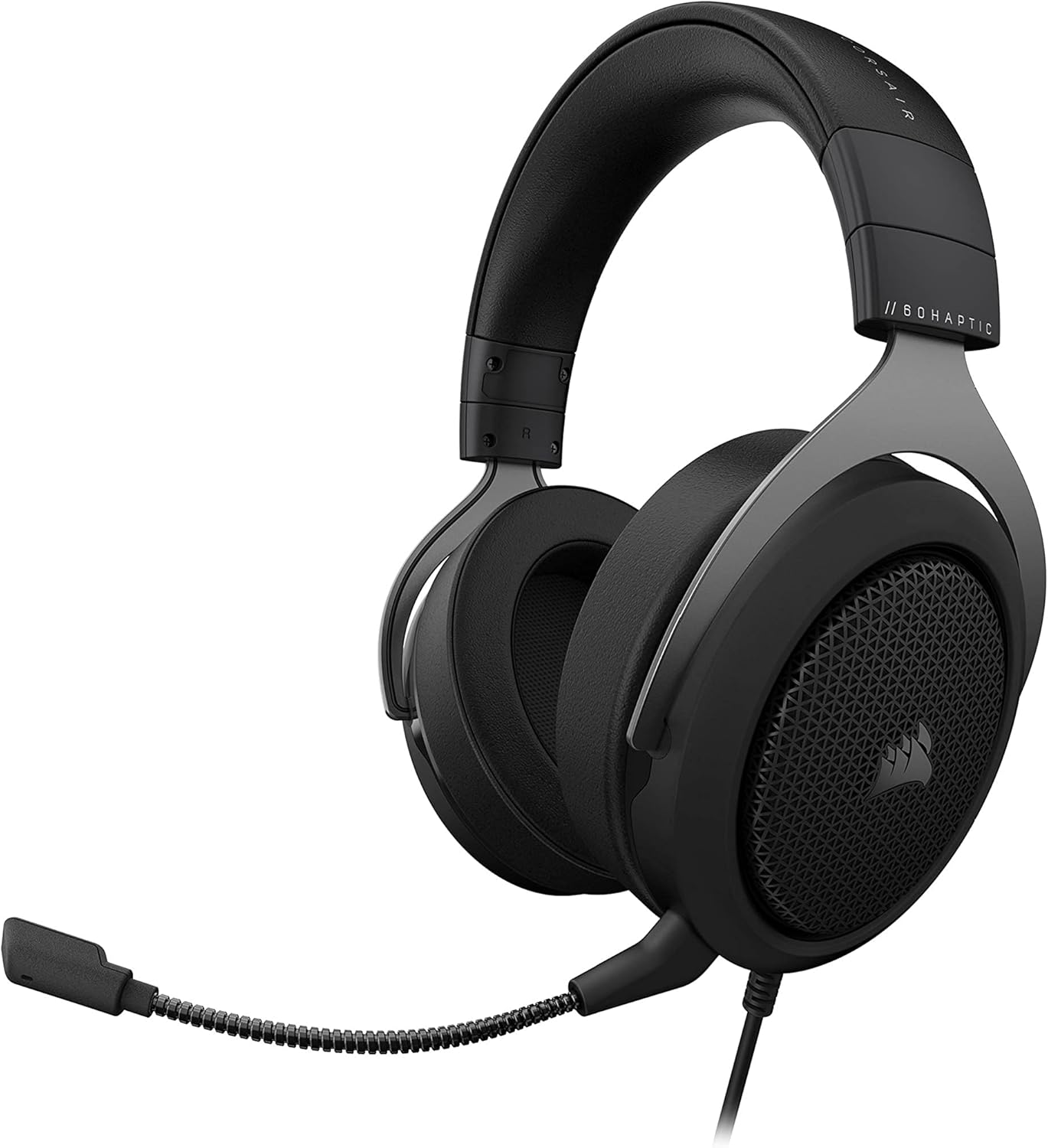 Corsair HS60 HAPTIC Stereo Gaming Headset with Haptic Bass- Carbon