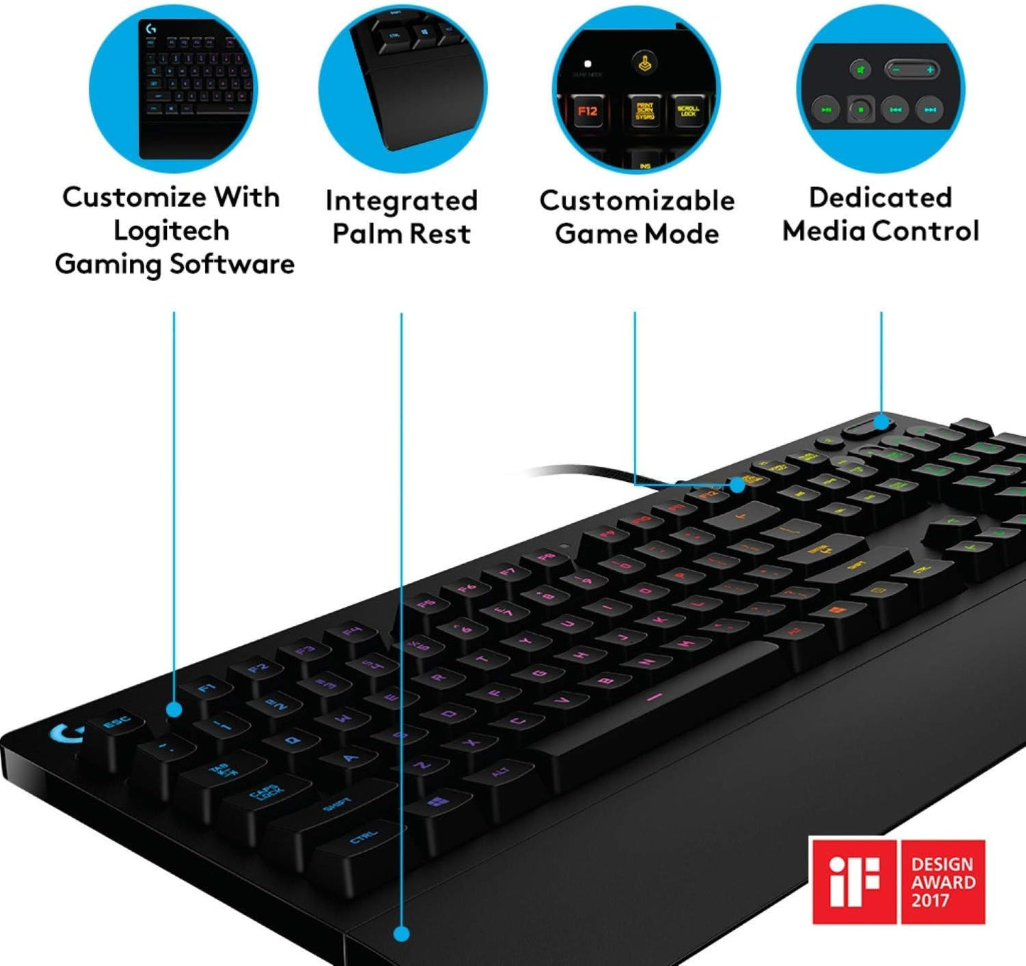 Logitech G213 Prodigy Gaming Keyboard