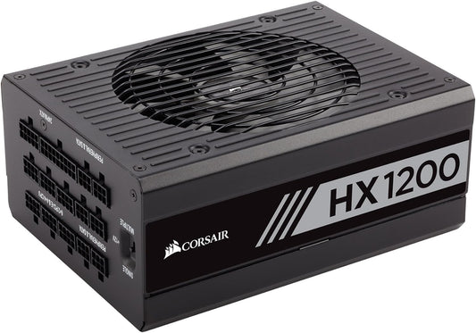 Corsair HX1200 1200W 80+ Platinum Fully Modular Power Supply Unit - Black