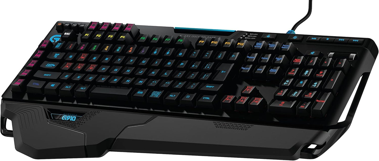 Logitech G910 Orion Spark RGB Illumination Mechanical Gaming Keyboard - Black